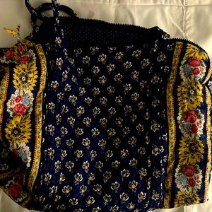 Retired Maison Blue Small Vera Bradley Travel Duffel